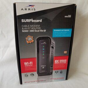 Arris Surfboard SBG6580 DOCSIS 3.0 Wireless Cable Modem Router Gateway ~ Tested